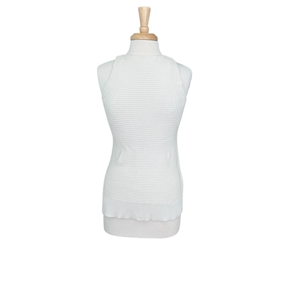 All Saints Bone White Arleta Vest Sleeveless Top Size Small